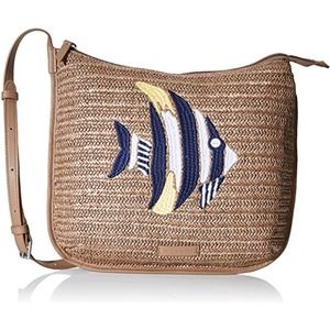 Vera Bradley Crossbody Purse Warm Stone Straw Angelfish